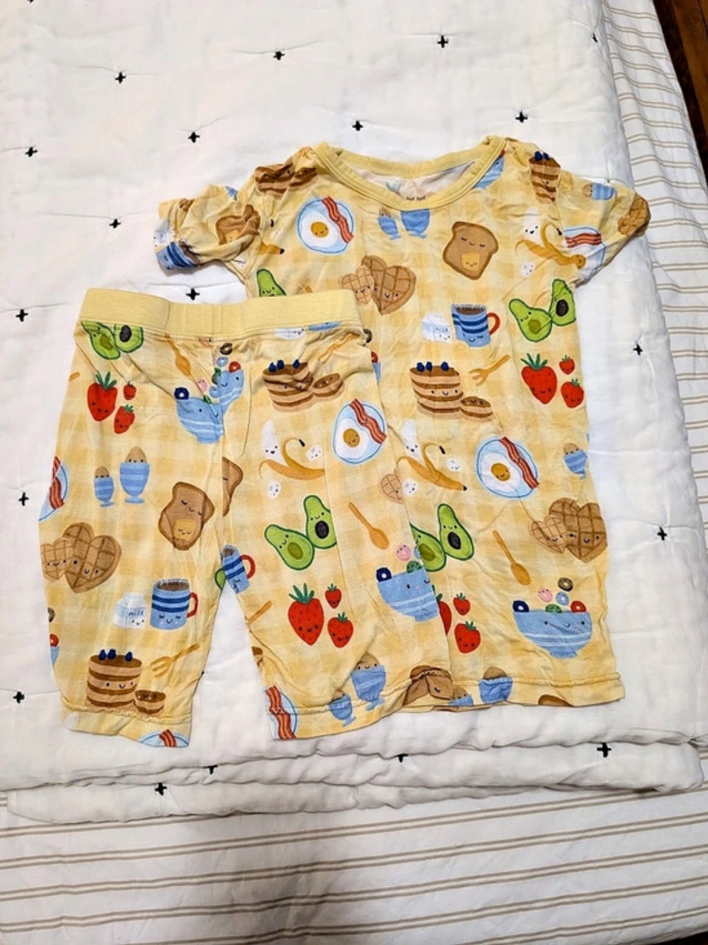Little Sleepies Breakfast Bunch Short Sleeve & Shorts Pajama  5/6